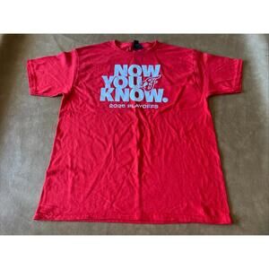 Indiana Fever 2025 WNBA Playoffs Red T-Shirt (Youth XL)